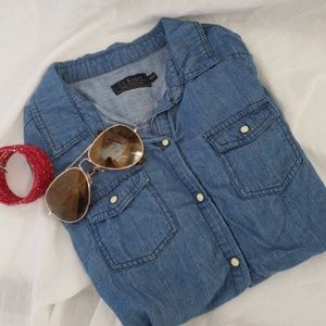 Chambray button down